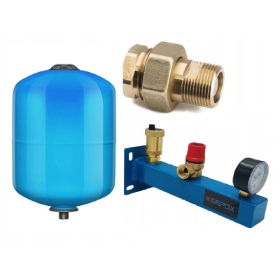 Zestaw naczynie wzbiorcze przeponowe 8L Grupa CWU